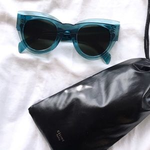 Celine Petra Blue Sunglasses